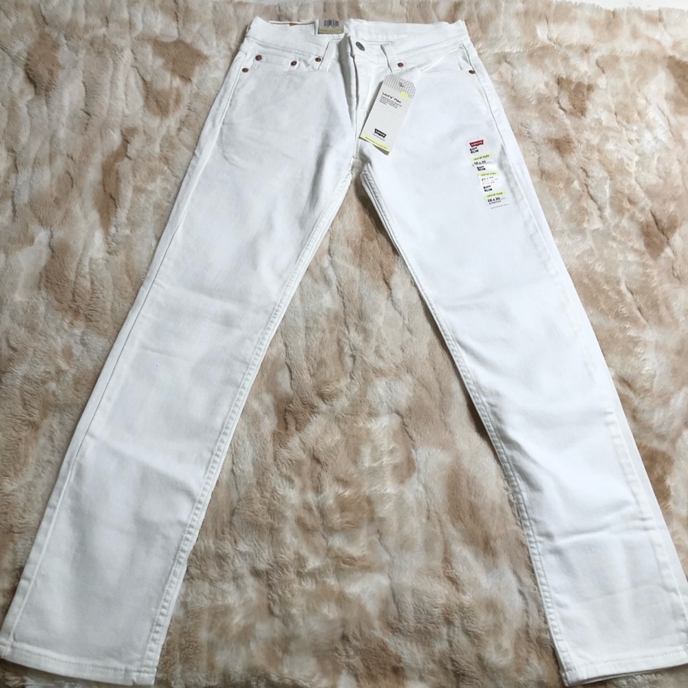 White Levi Flex jeans 511 Slim for boys. W-28 L-30